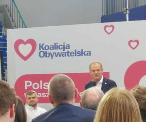 Donald Tusk w Krakowie poparł Aleksandra Miszalskiego