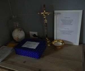 Kościół w bloku mieszkalnym na osiedlu Łacina