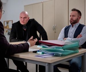 Na Wspólnej odc. 3972. Kuba (Przemysław Cypryański), bandzior Kisiela (Michał Waleszczyński-Lis)