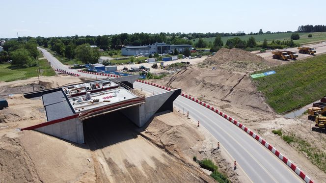 Budowa S19 na odcinku Krynice-Księżyno na Podlasiu [ZDJĘCIA]