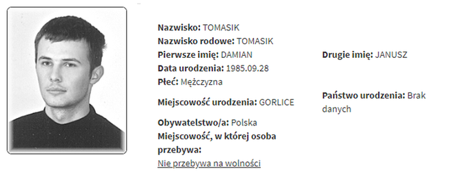 TOMASIK DAMIAN