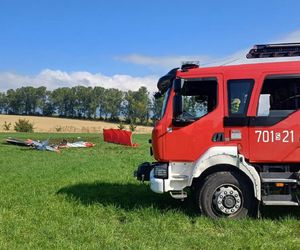 Katastrofa samolotu pod Żywcem. Nie żyją dwie osoby