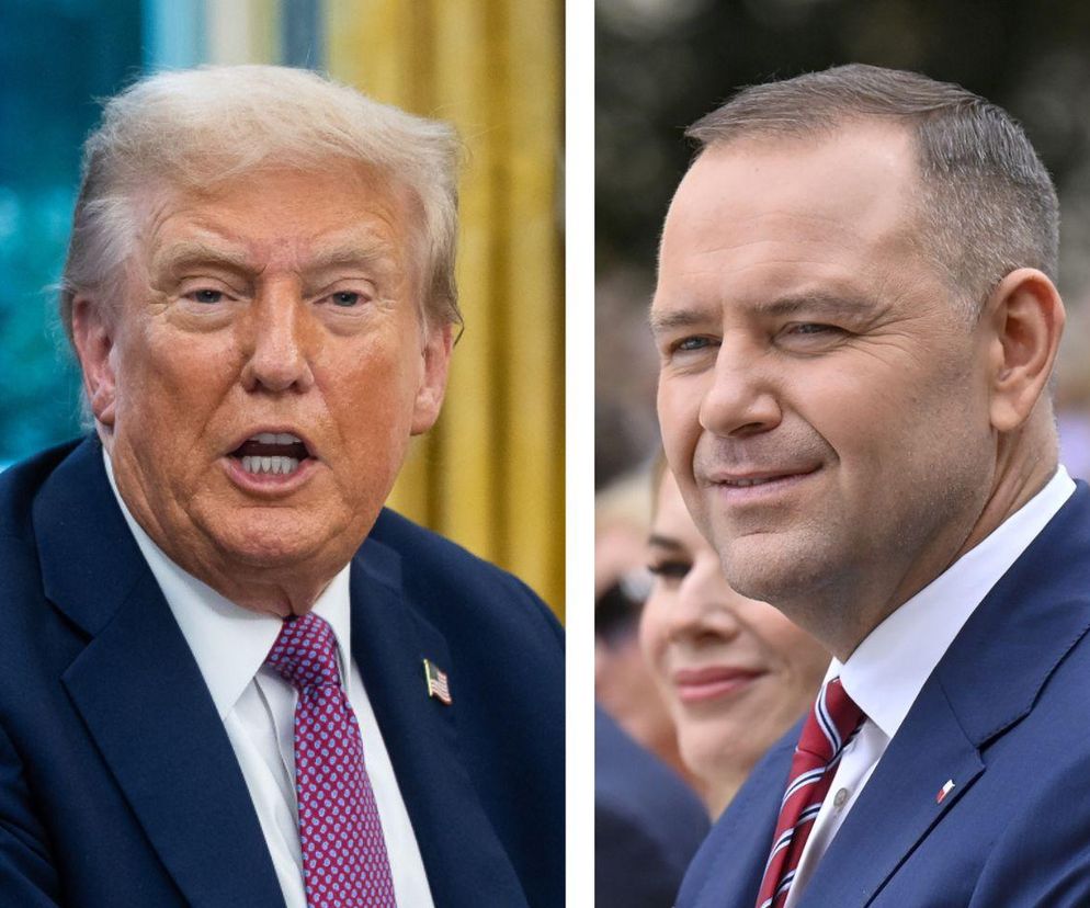 Nawrocki rozmawia z Trumpem. Chodzi o rosyjskie drony