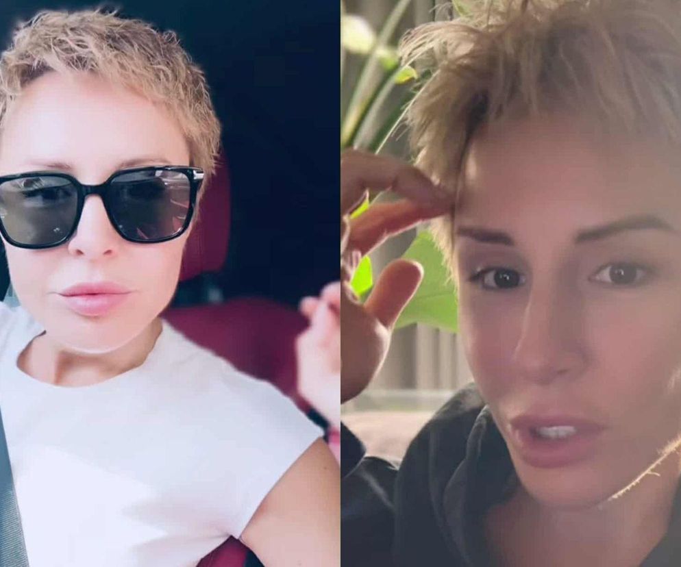 Odmieniona Blanka Lipińska prezentuje trwałą. W nowej fryzurze czuje się świetnie