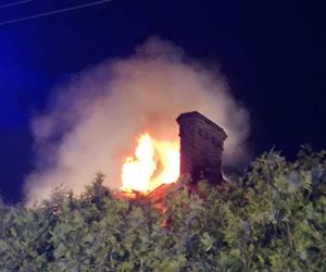 Pożar plebanii w Jaworniku Polskim