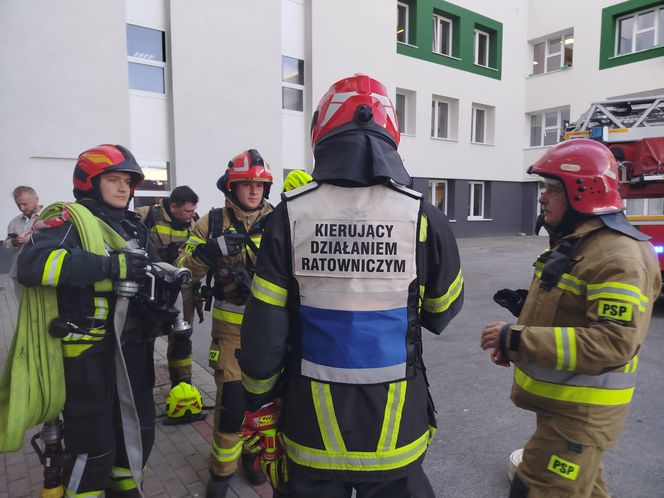 Powiatowe ćwiczenia strażackie w szpitalu wojewódzkim w Siedlcach