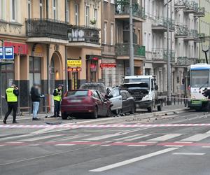 Wypadek w Szczecinie plac Rodła 