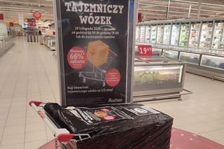 Tajemnicze wózki pojawiły się w sklepach. Popularna akcja wróciła na Black Friday!