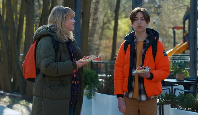 Barwy szczęścia, odc. 3223. Emilka (Jessika Frankiewicz), Emil (Artem Malaszczuk)