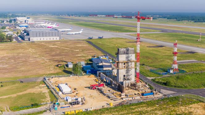 Lotnisko w Pyrzowicach - nowa wieża kontroli lotów