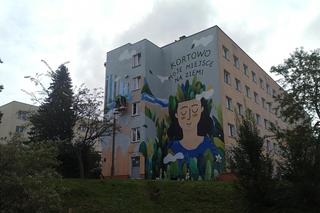 Nowy mural ozdobi Olsztyn. Zobaczcie pierwsze efekty prac!