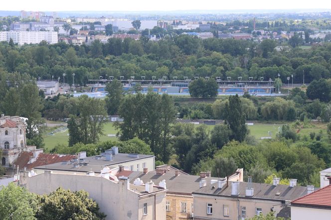 Panorama Lublina z najwyższego punktu widokowego w mieście - Wieży Trynitarskiej