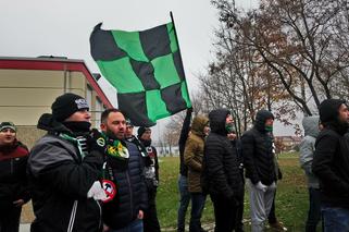 Manifestacja kibiców GKS Bełchatów