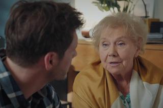 M jak miłość odc. 1787. Barbara (Teresa Lipowska), Marcin (Mikołaj Roznerski)