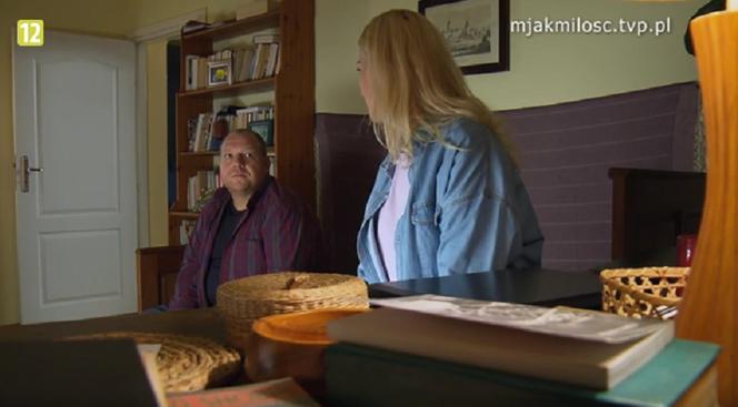 	M jak miłość. Jagoda (Katarzyna Kołeczek), Tadeusz (Bartłomiej Nowosielski)