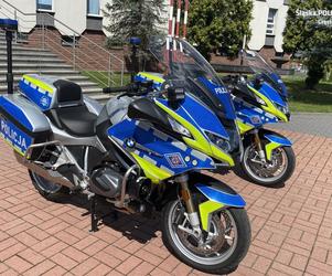 Nowe policyjne motocykle dostali policjanci w województwie śląskim