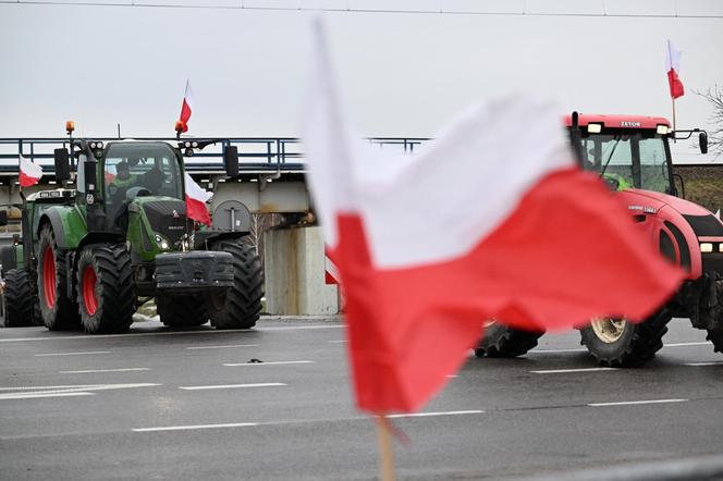 Protest rolników w Medyce