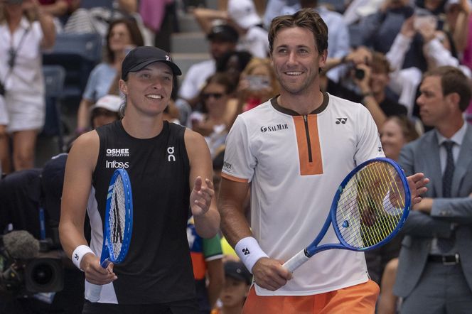 Iga Świątek i Casper Ruud