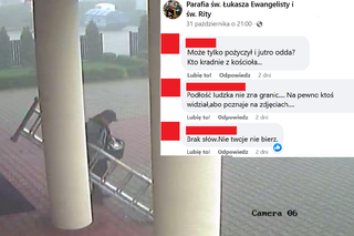 Ukradł drabinę z kościoła. Parafia prosi na Facebooku o zwrot własności [GALERIA]