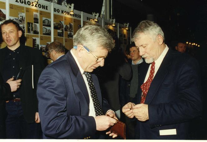 Od lewej: Andrzej Fajans, Andrzej Szyszko. Na drugim planie Andrzej Bulanda