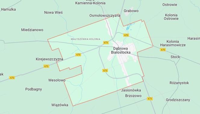 2. Dąbrowa Białostocka (powiat sokólski)