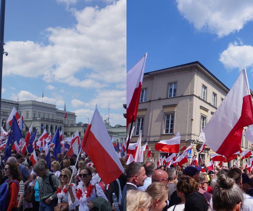 Byliśmy na obu marszach w Warszawie. Na jednym z nich pojawiła się postać z filmów