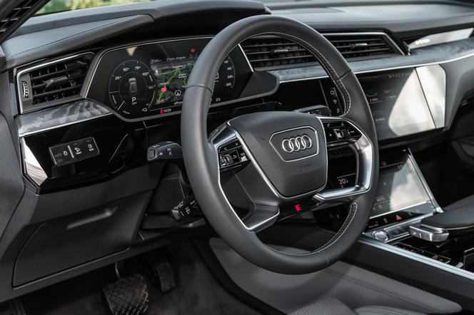 Wnętrze Audi e-tron Sportback 55 quattro S line