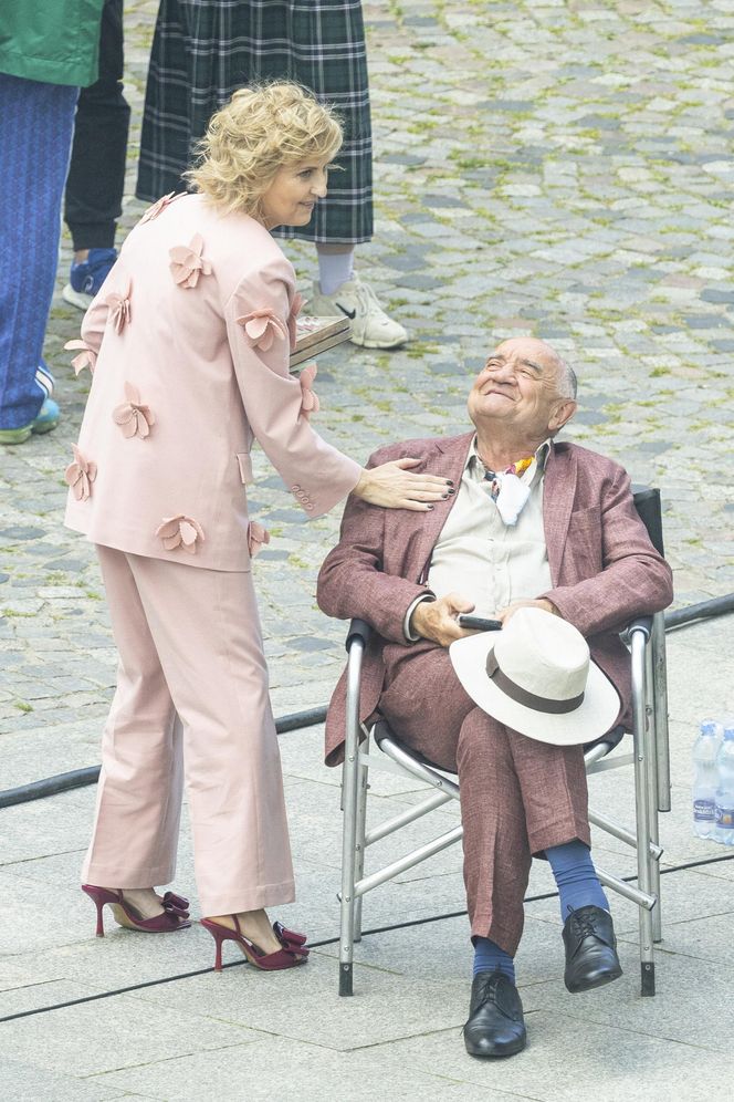 Gwiazdy na planie serialu "Klara"