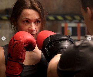 M jak miłość na planie. Martyna (Magdalena Turczeniewicz), Jakub (Krzysztof Kwiatkowski) 