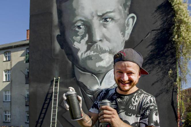 Katowice: Korfanty na Korfantego. Mural na Święto Niepodległości