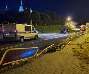 Pijana, bez prawa jazdy rozbiła się na barierkach. Auto, które skasowała wcześniej ukradła!