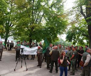 Protest leśników Szczecin 2024 