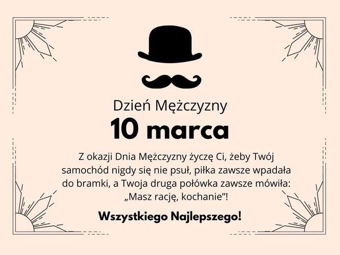 Dzień Mężczyzny - śmieszne życzenia i wierszyki