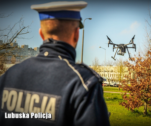 Dron kontrolował autostradę A-1. Policja zwracała szczególną uwagę na tiry