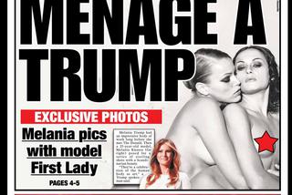 Ujawniono nagie zdjęcia Melanii Trump! Rozbierała się we francuskim magazynie