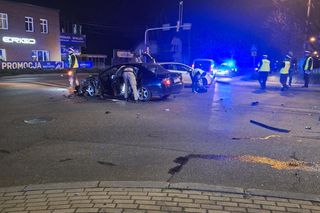 Kierujący hondą uciekał przed policją przez dwa miasta