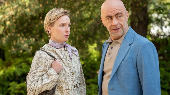 Barwy szczęścia odc. 3238. Bazylow (Andrzej Szeremeta), Sonia (Weronika Nockowska)