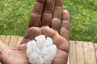 Burzowa superkomórka w Małopolsce! Grad miał wielkość piłek tenisowych