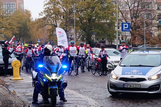 Niepodległościowy Rajd Rowerowy w Szczecinie