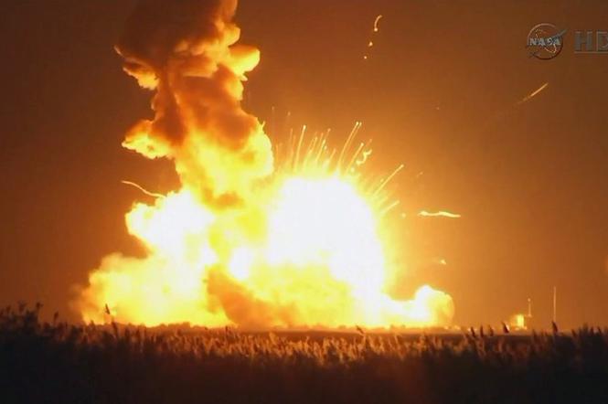 NASA eksplozja rakiety