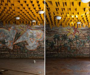 Mozaika w Kiekrzu przed i po