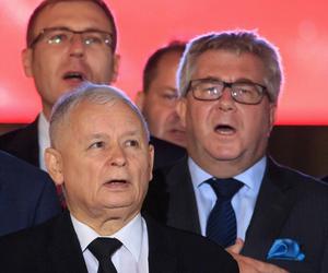 Ryszard Czarnecki i Jarosław Kaczyński 