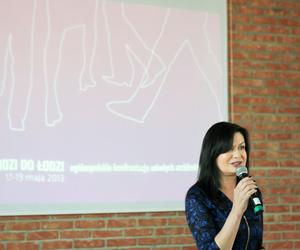 Ewa P. Porębska, redaktor naczelna Architektury-murator wita uczestników Młodzi do Łodzi 2013