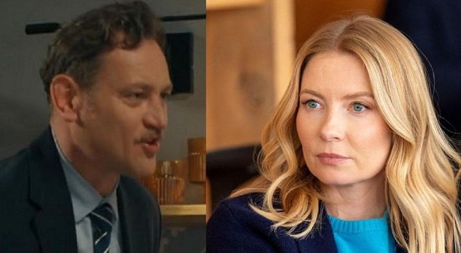 Barwy szczęścia, odcinek 3236. Stefaniak (Paweł Ławrynowicz), Dominika (Karolina Chapko)