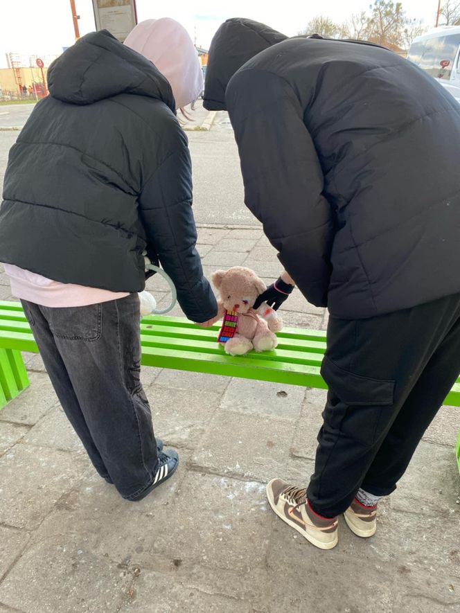 Na olsztyńskich ulicach pojawiły się „poobijane” misie. O co chodzi?