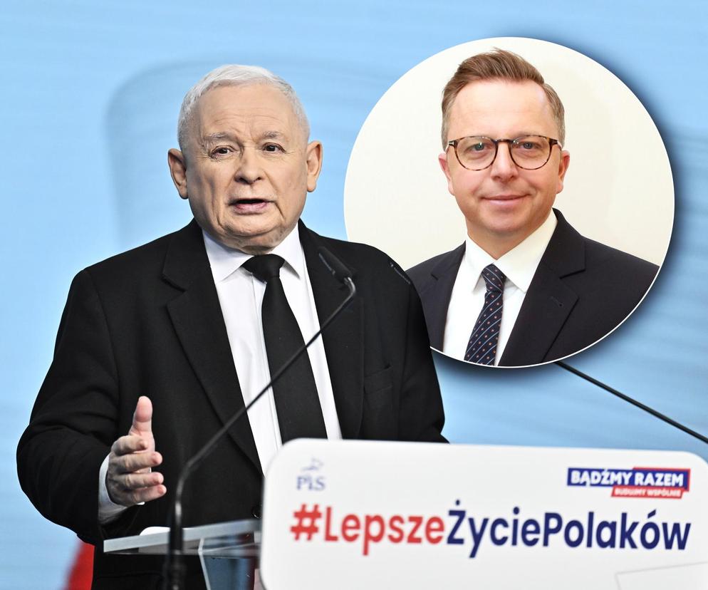 Jarosław Kaczyński i Dariusz Joński
