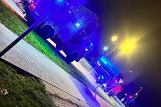 Pożar w bloku w Stalowej Woli. Mężczyzna wyskoczył na balkon niżej 