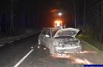Na drodze wojewódzkiej nr 544 w miejscowości Gródki w gminie Płośnica doszło do zdarzenia drogowego