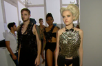 Top Model 4. Odcinek 13. Góral i Marta Sędzicka przed pokazem mody