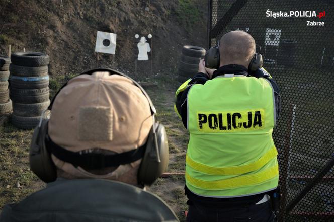 Zabrze: ćwiczenia policjantów na strzelnicy